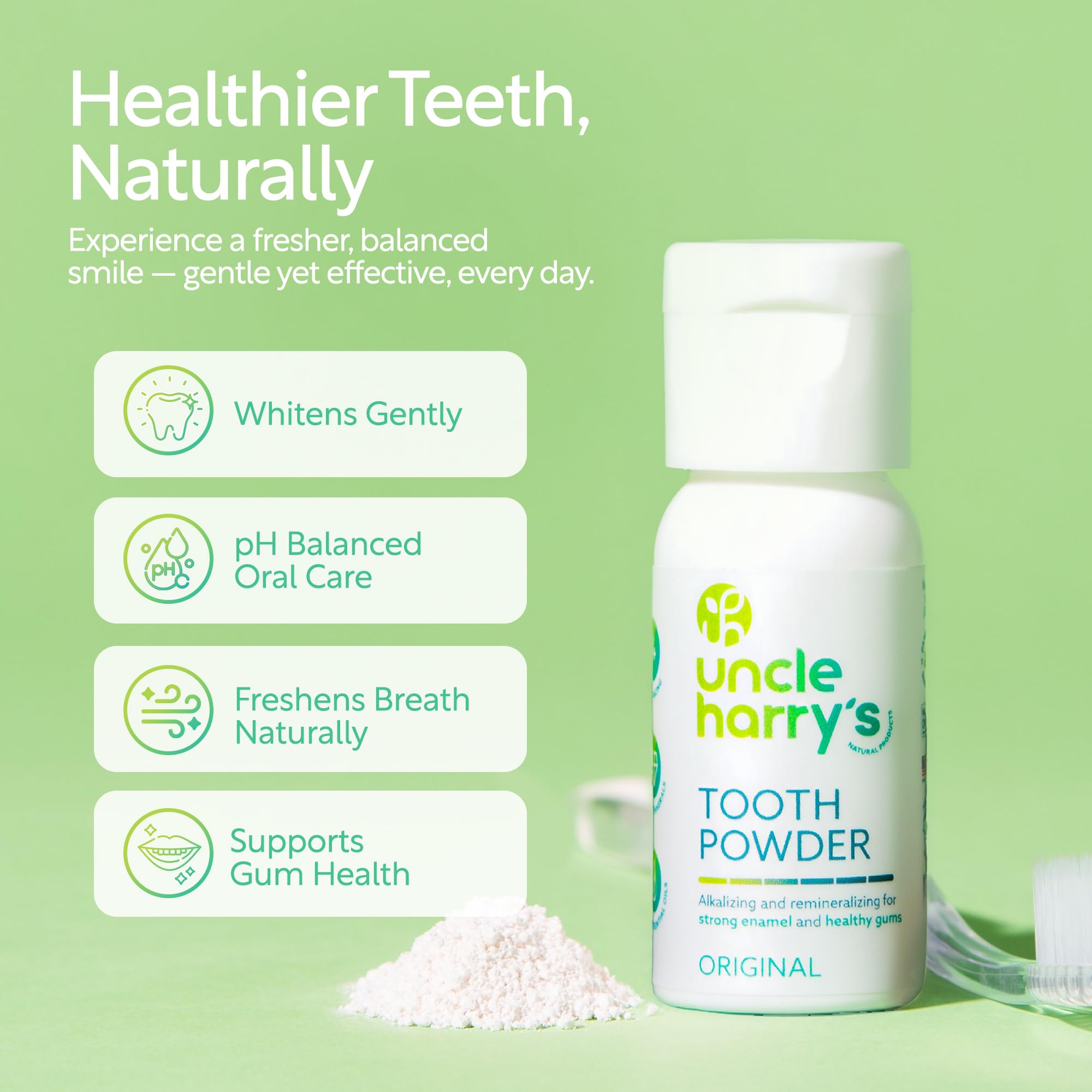 Amazon.com: Uncle Harry's Natural Products Tooth Powder, Save Your